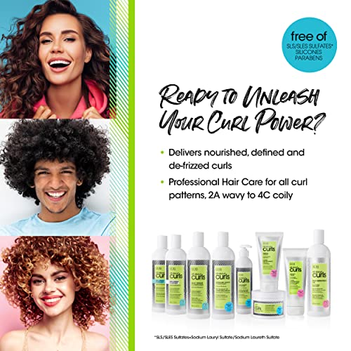 ALL ABOUT CURLS Daily Cream Conditioner | For Curly Hair | Essential Moisture | Strengthens & Softens | 3X Resistance to Breaking | Cruelty Free | Sulfate & Paraben Free