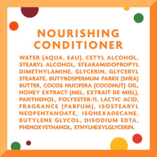Cantu Care for Kids Nourishing Sulfate-free Conditioner with Shea Butter, 8 fl oz (Pack of 3)