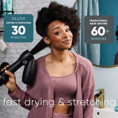 RevAir Reverse-Air Hair Dryer - Starter Pack - Includes Fan Favorite Products for Curly, Coily, and Dehydrated Hair I Amazon Exclusive Bundle