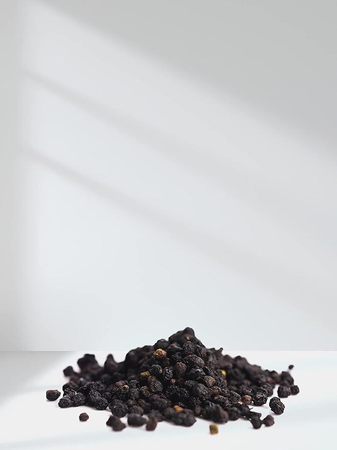Horbäach Elderberries Dried Organic | 1 lb Bulk Bag | Whole European | Non-GMO, Gluten Free | Sambucus Nigra