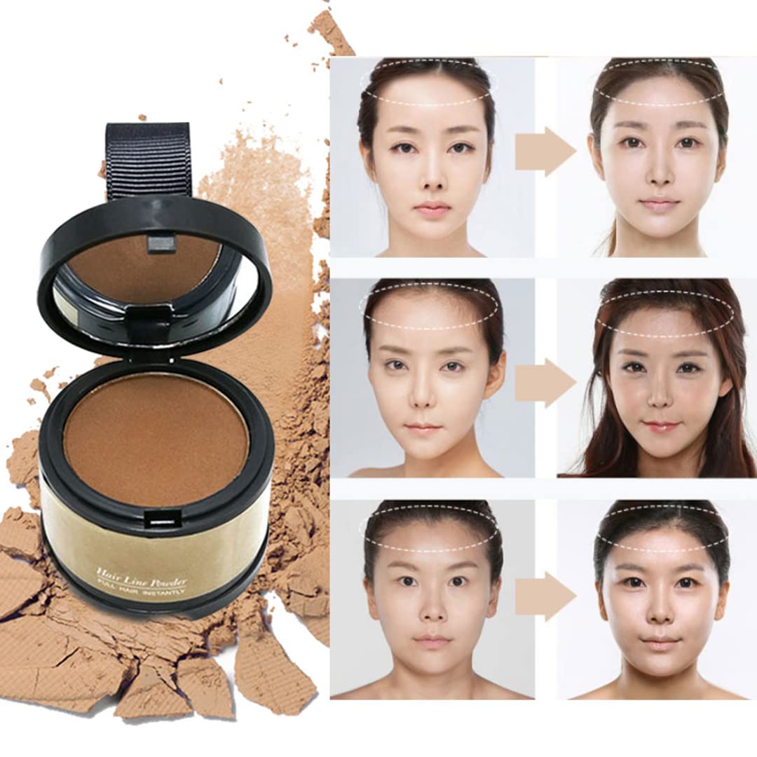 Hairline Powder (Light Blonde) Hair Dye, Instantly Color Shadow Cover for Gray Roots, Touch-Up for Thin Hair 4g