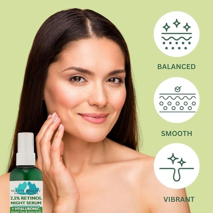 2.5% Retinol Serum with 50% Hyaluronic Acid - Anti Aging, Fine Lines, Wrinkles, Blemishes, Large Pores - No Parabens, No Animal Testing - 4.48oz