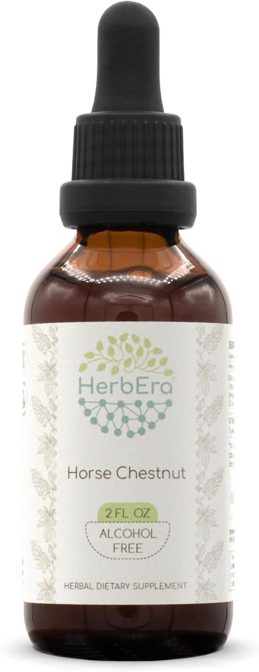 Horse Chestnut B60 Alcohol-Free Herbal Extract Tincture, Super-Concentrated Horse Chestnut (Aesculus hippocastanum) (2 fl oz)