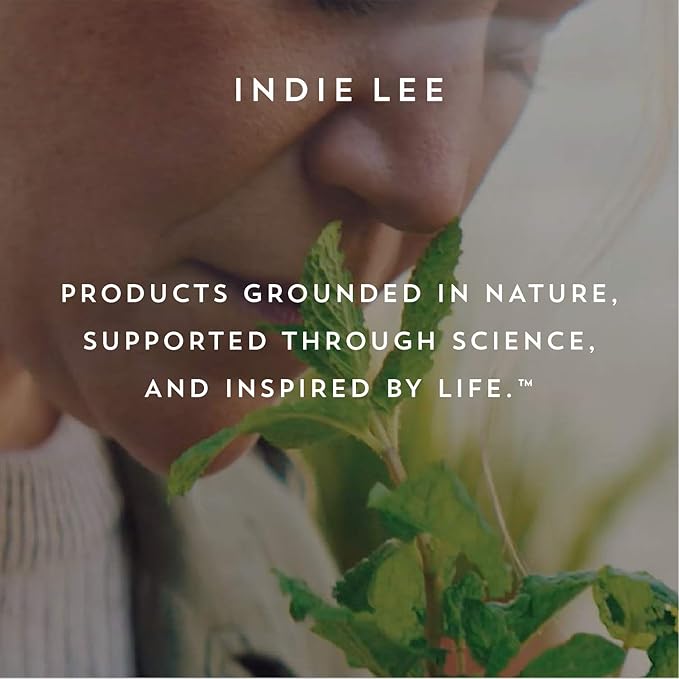 Indie Lee Purifying Face Wash - Travel Size Hydrating Facial Cleanser + Makeup Remover - With Orange, Lavender, Burdock + Jasmine - Foam Face Wash for All Skin Types - TSA Approved Travel Skincare (30ml)