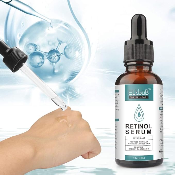 Day-Night Anti Aging Vitamin C Serum Retinol Serum For Face with Retinol & Amino Acids - Boost Skin Collagen,Hydrate & Plump Skin Facial Serum