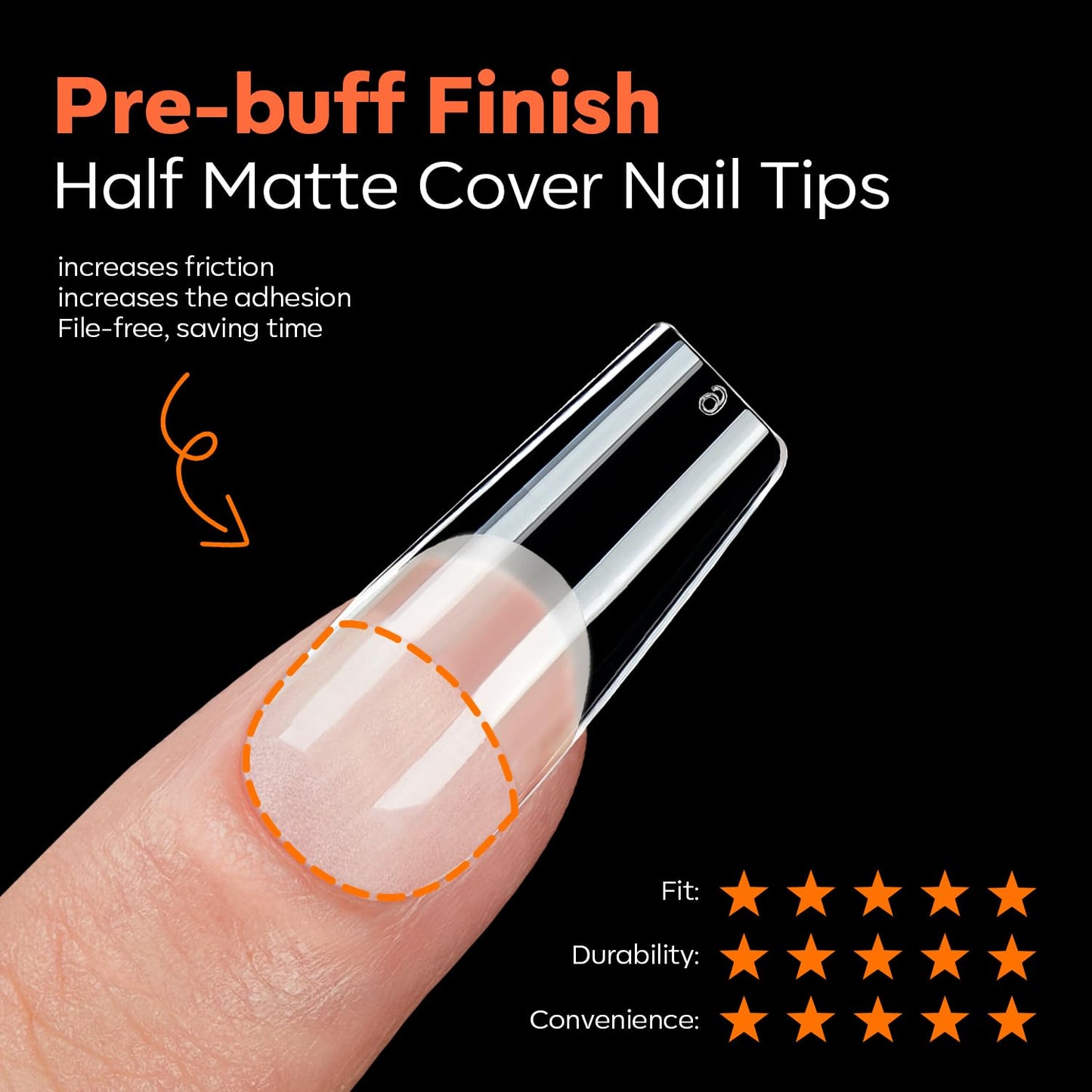 modelones Medium Square Nail Tips, Pre-shaped Soft Gel Tips Fake Nails False Acrylic Clear Full Cover Press on Extension Kit Gel Manicure DIY at Home 216PCS 12Sizes