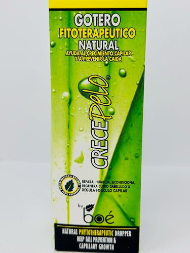 Natural Phytotherapeutic Hair Growth Dropper – 4.25 oz – Intensive Scalp Treatment for Hair Loss Prevention & Regeneration – Strengthens & Hydrates Follicles – 100% Natural Extracts