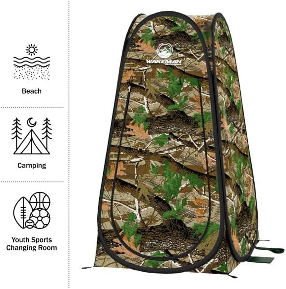 Pop Up Pod - Privacy Shower Tent, Dressing Room, or Portable Toilet Stall with Carry Bag