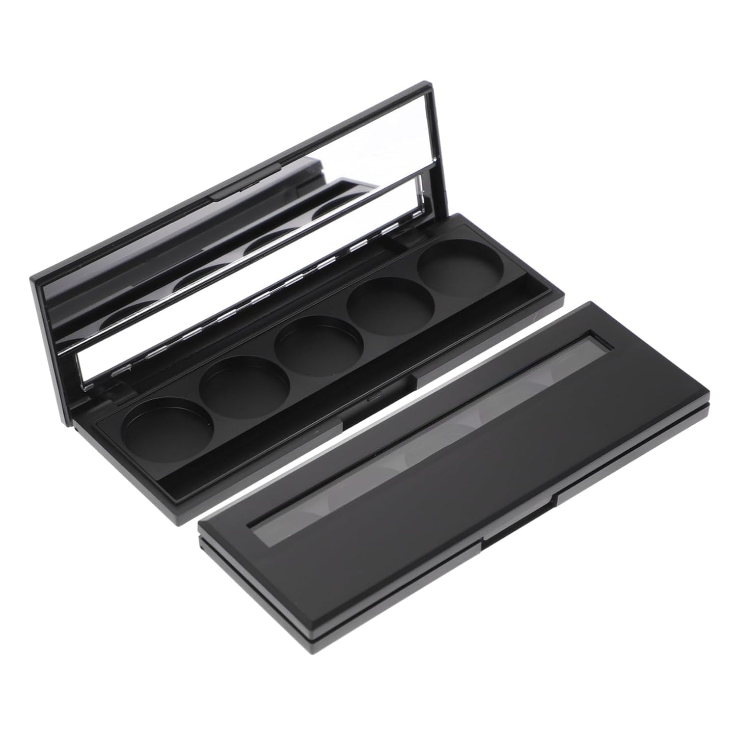 2Pcs 5 makeup pallet eyeshadow pans magnetic empty Palette Containers makeup container Eyeshadow Empty Case sample containers Eyeshadow Case cosmetic makeup powder travel