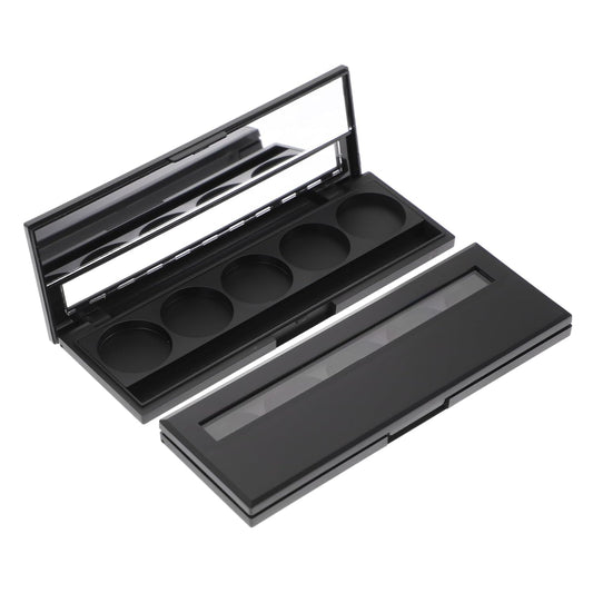 2Pcs 5 makeup pallet eyeshadow pans magnetic empty Palette Containers makeup container Eyeshadow Empty Case sample containers Eyeshadow Case cosmetic makeup powder travel