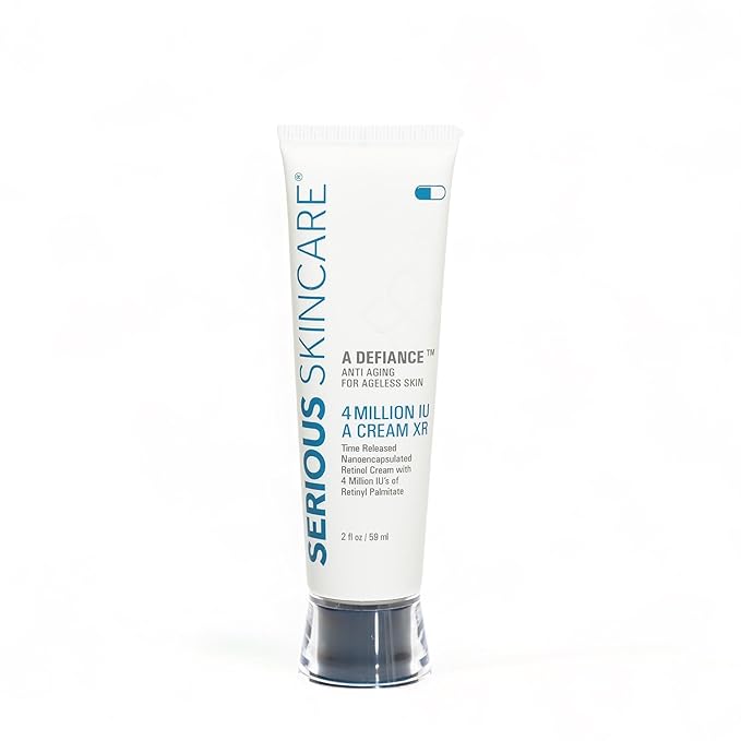 Serious Skincare Retinol Cream For Face - Vitamin A Cream XR Premium Moisturizer - Anti-Aging - Day & Night - Reduce Fine Lines & Wrinkles - For Radiant Skin 2 Fl. Oz.