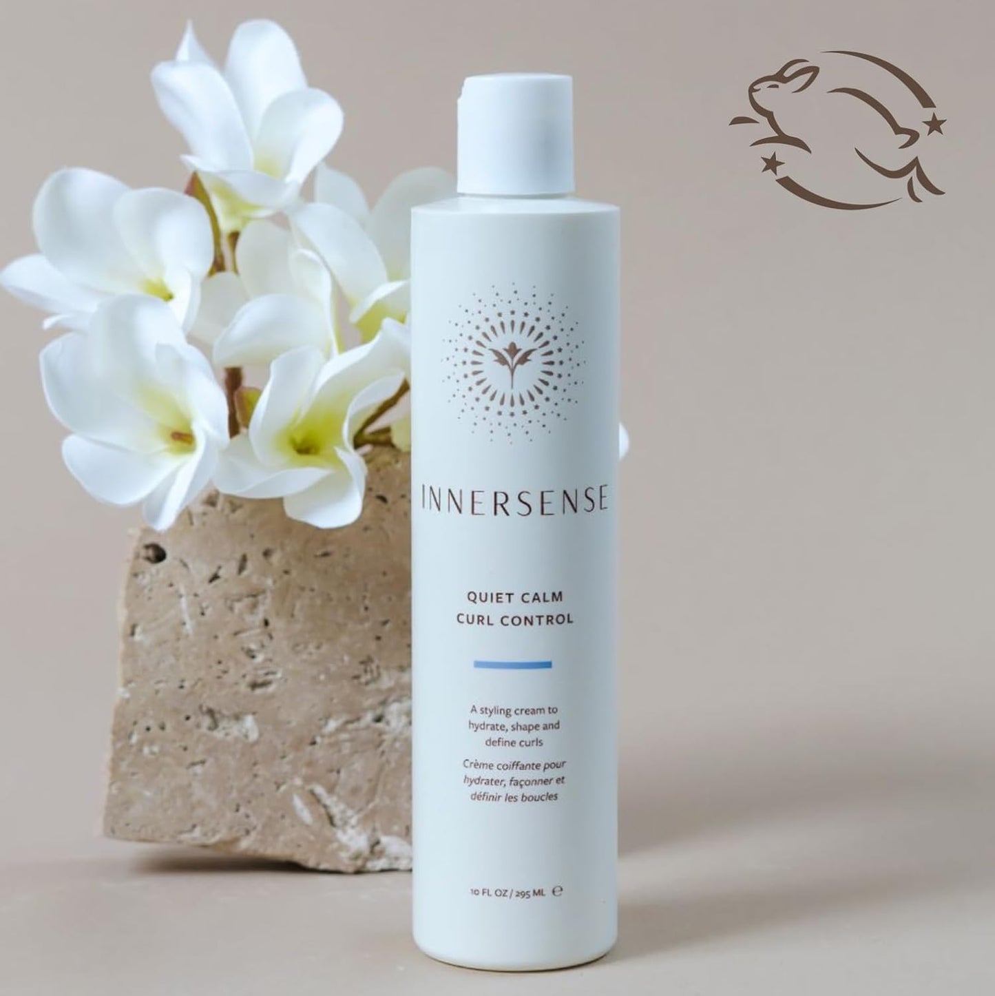 INNERSENSE Organic Beauty - Natural Quiet Calm Curl Control | Smoothing, Hydrating, Light Hold | Non-Toxic, Cruelty-Free, Clean Haircare (2 Pack - 2 fl oz | 59.1 mL each)