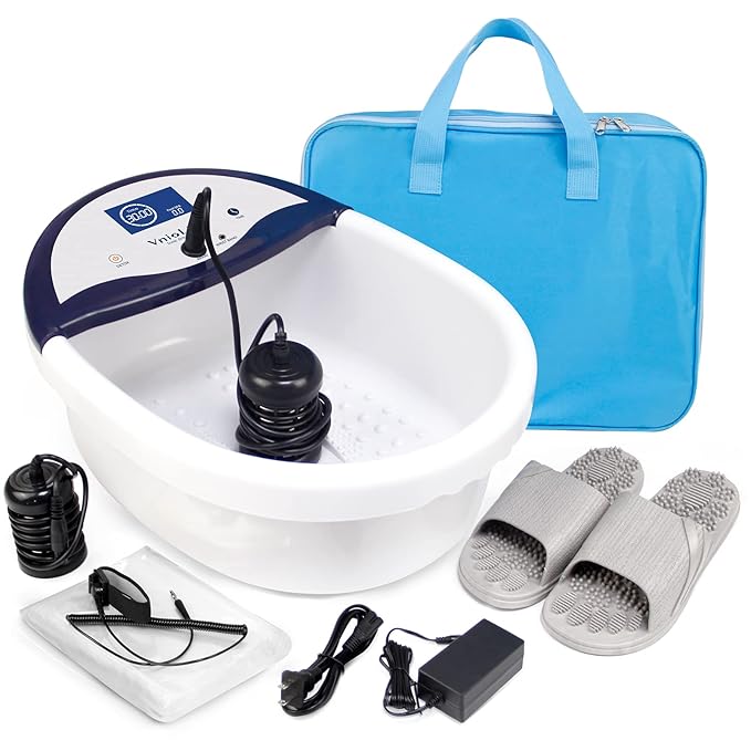 Ionic Foot Bath Detox Machine, Ion Detox Foot Bath Cleanse, Foot Detox Spa with Waist Strap, Arrays, Slippers | LCD Display, Time Setting…