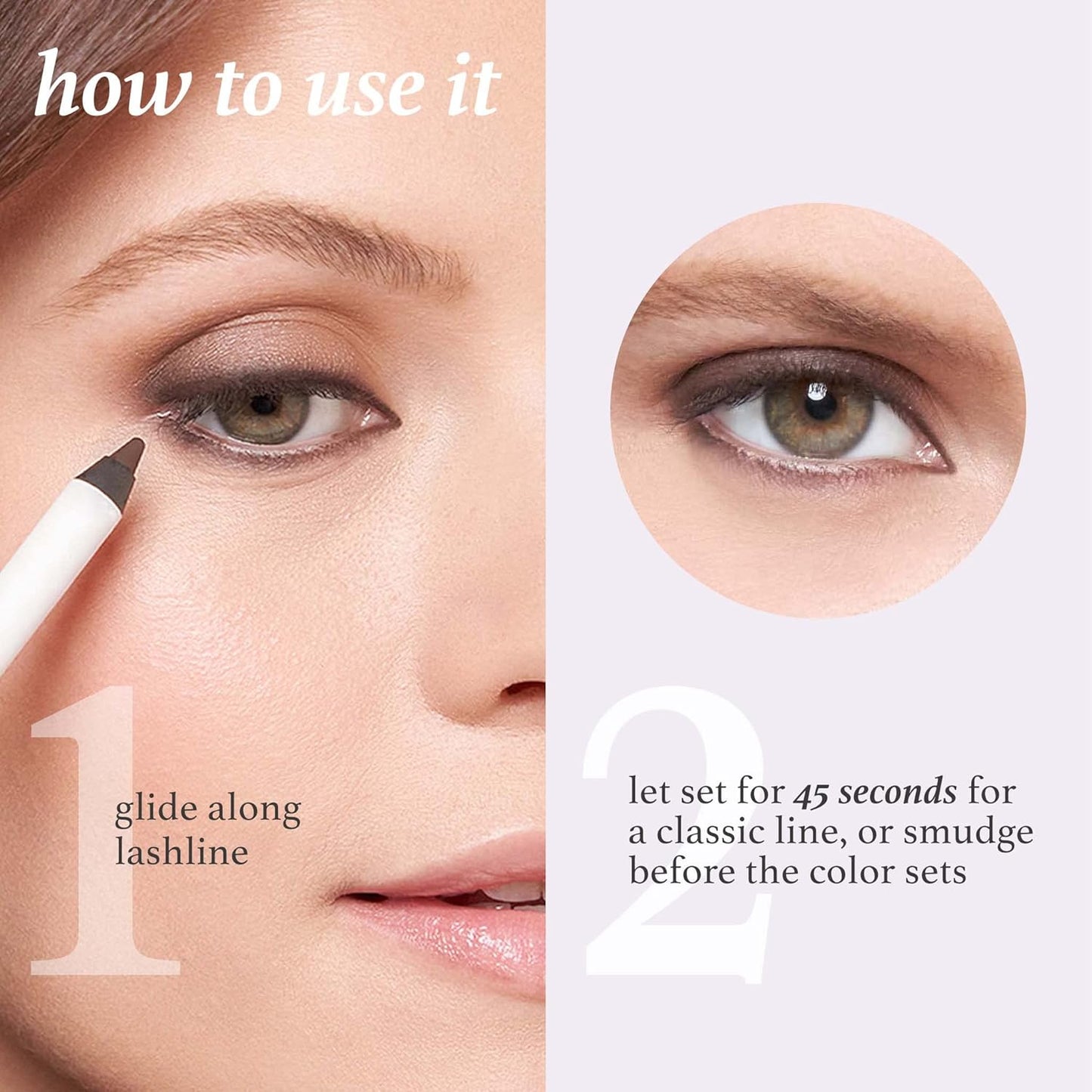 Julep When Pencil Met Gel Sharpenable Multi-Use Longwear Eyeliner Pencil - Graphite - Transfer-Proof - High Performance Liner.