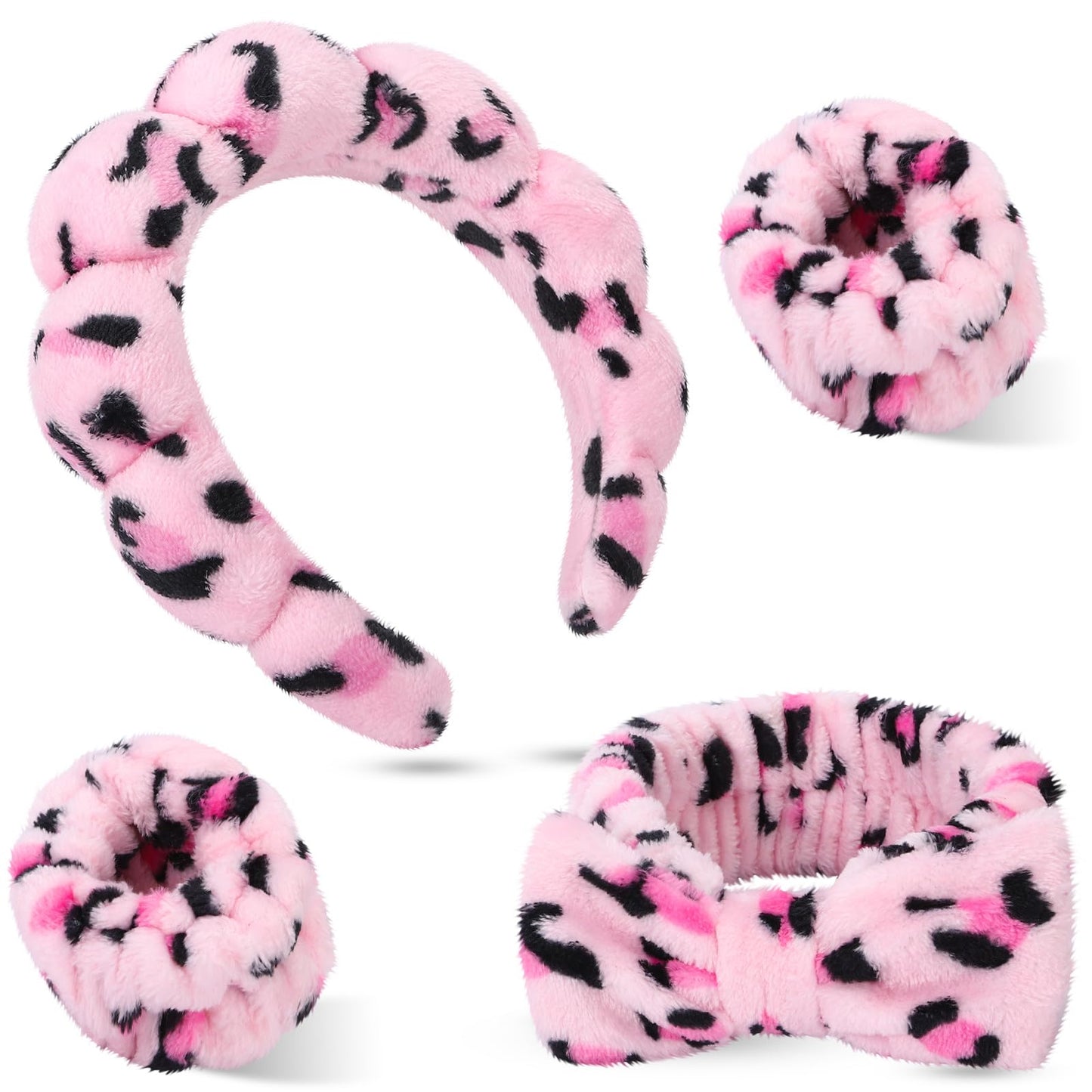 ATROCH Spa Headbands for Women，Makeup & Skincare Headbands for Washing Face，Face Wash Head band for Women，Cute Hair Band for Girls