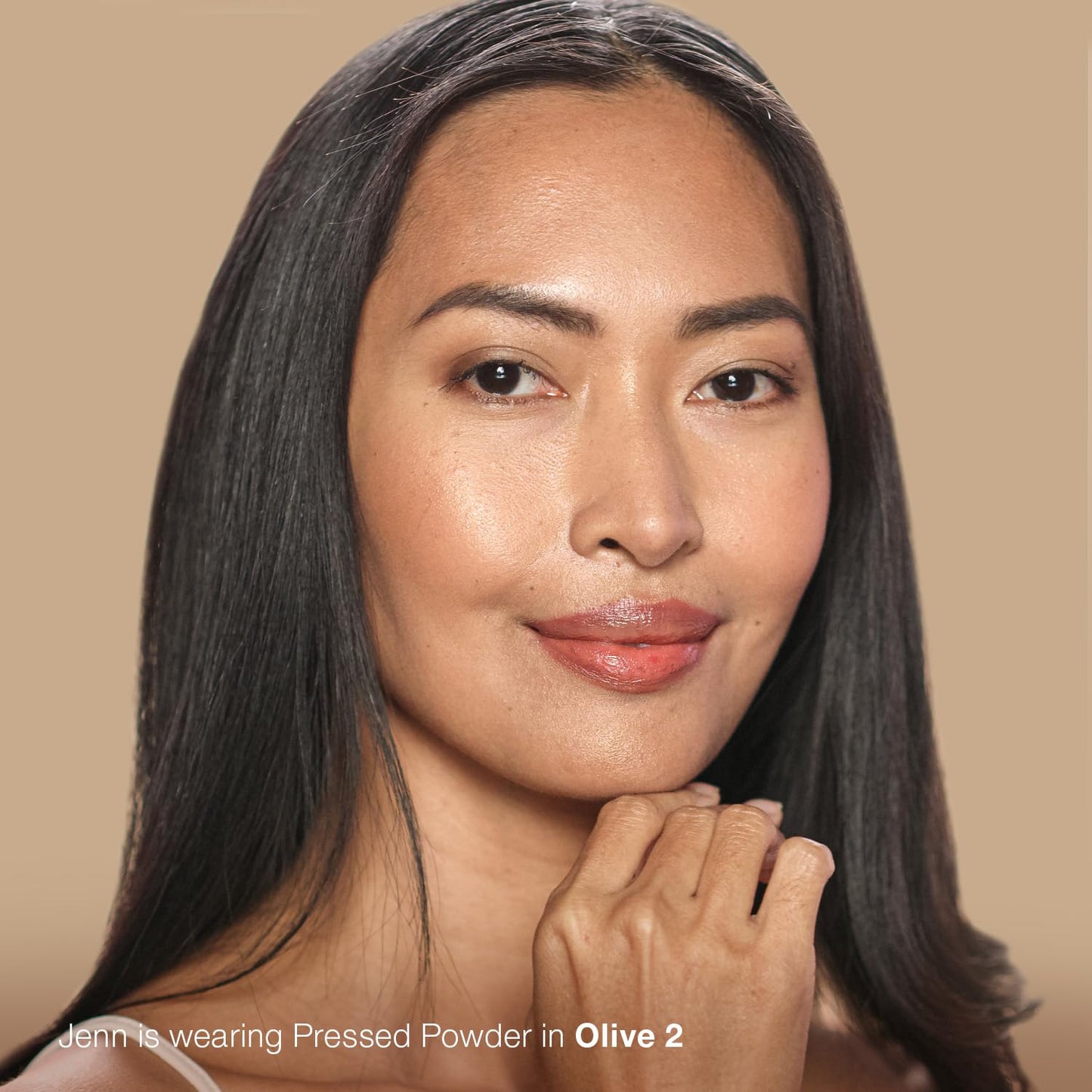 Mineral Fusion Pressed Powder Foundation, Olive 1 - Light Skin w/Greenish Undertones, Age Defying Foundation Makeup with Matte Finish, Talc Free Face Powder, Hypoallergenic, Cruelty-Free, 0.32 Oz.