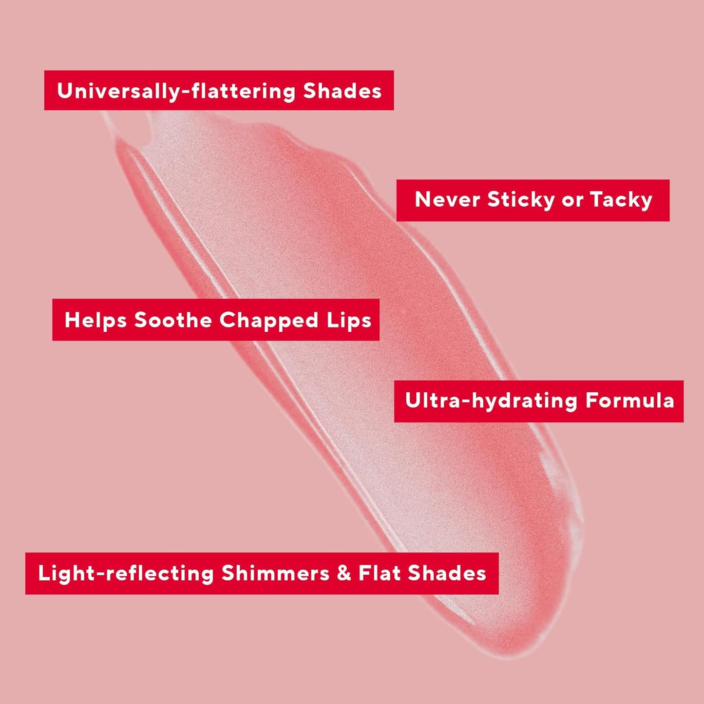 Mirabella Luxe Advanced Lip Gloss, Hydrating Non-Sticky High-Shine Lip Gloss for Women, Infused with Vitamin E & Jojoba Oil, Long-Lasting & Cruelty-Free - Vintage (Caramel)