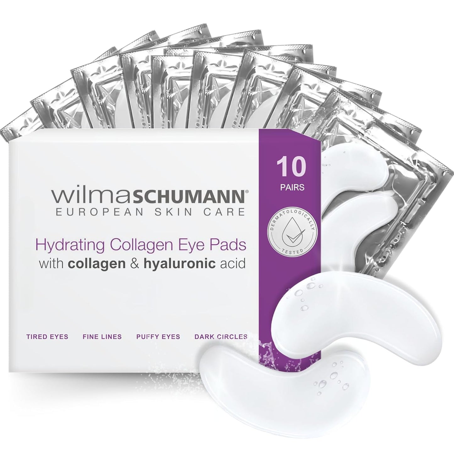 Collagen Under Eye Patches, Dark Circle & Wrinkles Under Eye Mask, Pack of 10