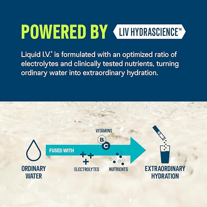 Liquid I.V.® Hydration Multiplier - Grapefruit | Electrolyte Powder Drink Mix | 1 Pack (16 Servings)