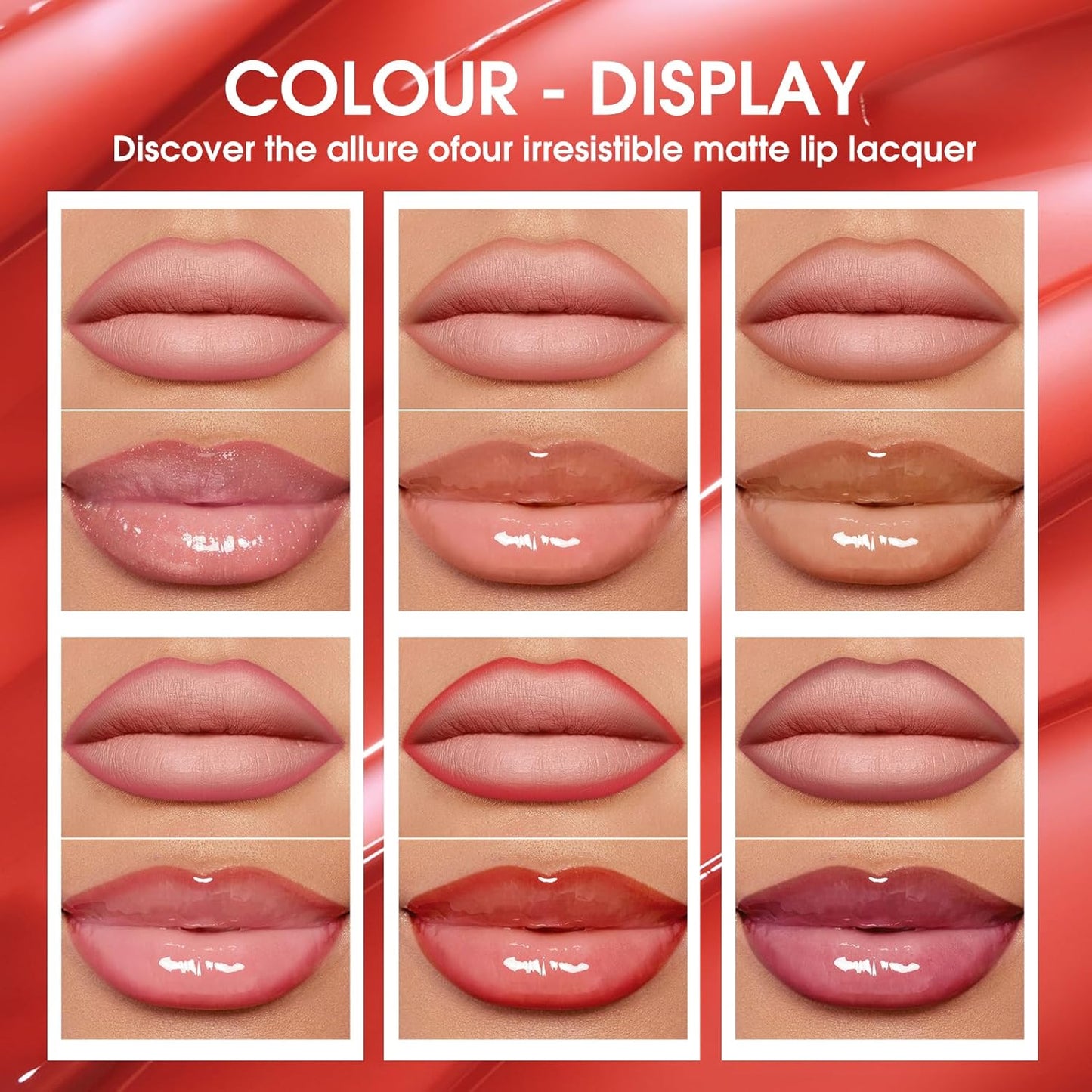 BestLand 12pcs Hydrating Lip Oils + Lip Liner Pencil Lip Combo Sets, 24H Long-Lasting Lip Kit with Lip Liner and Gloss, Nourishing, Non-Sticky Tinted Stain Lip Gloss Plumping Lip Oil Set for Women