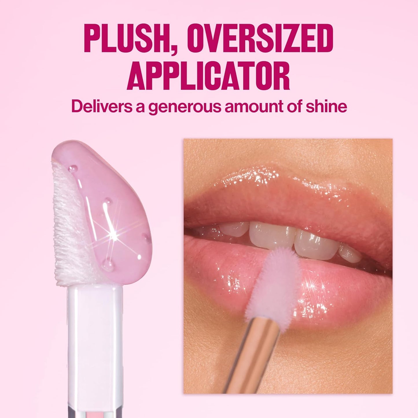 REVLON Super Lustrous Glimmer Lip Oil, Moisturizing & Tinted, Shiny Finish, Made with Plant-Based Squalane, 003 Glow Mama, 0.13 fl oz