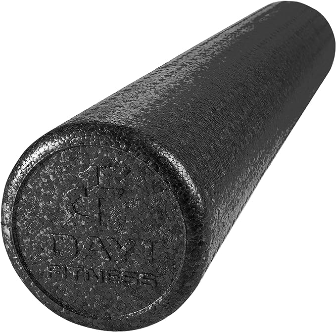 High-Density Round Foam Rollers - 4 Size and 8 Color Options - Massage Rollers for Stretching, Deep Tissue and Myofascial Release