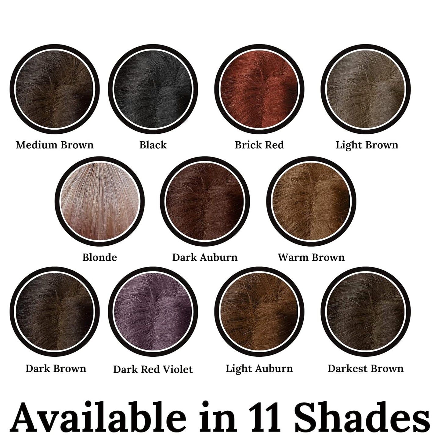 Root Touch Up Powder - True-to-Nature Concealer Shades for Hairline and Roots - Zero Fragrance, Talc or Parabens (Sample Size, Warm Brown)