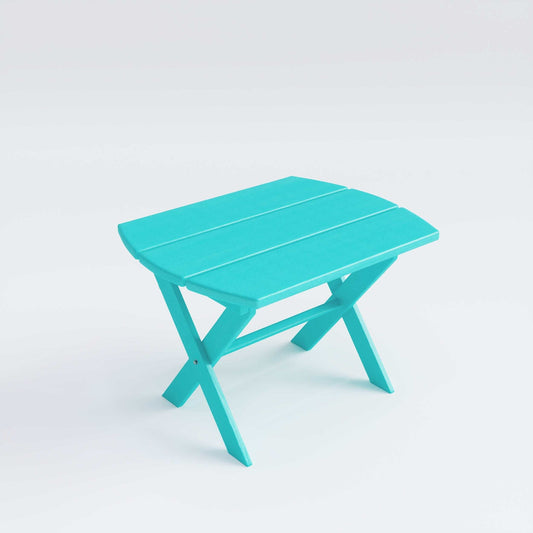 Keystone Amish Co. Composite Folding Oval End Table, aruba