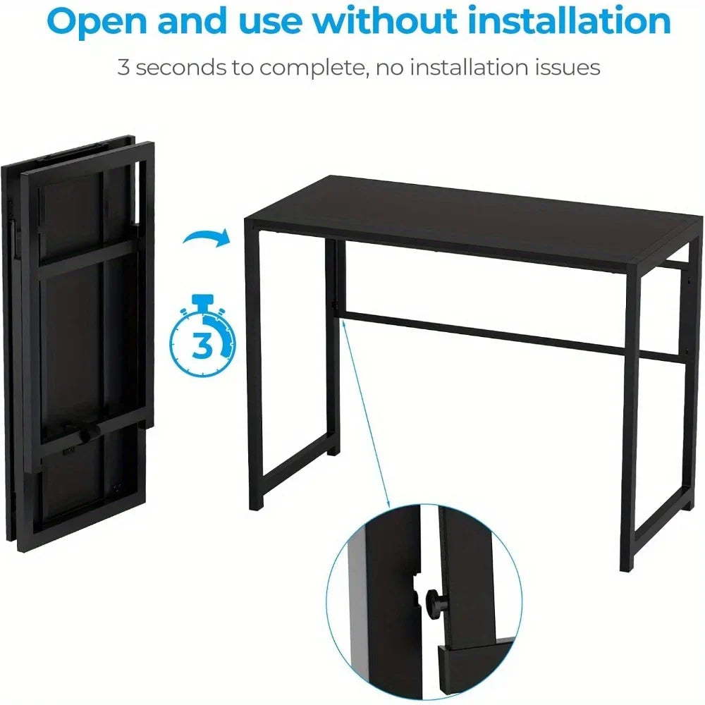 Folding Office Desk Compact