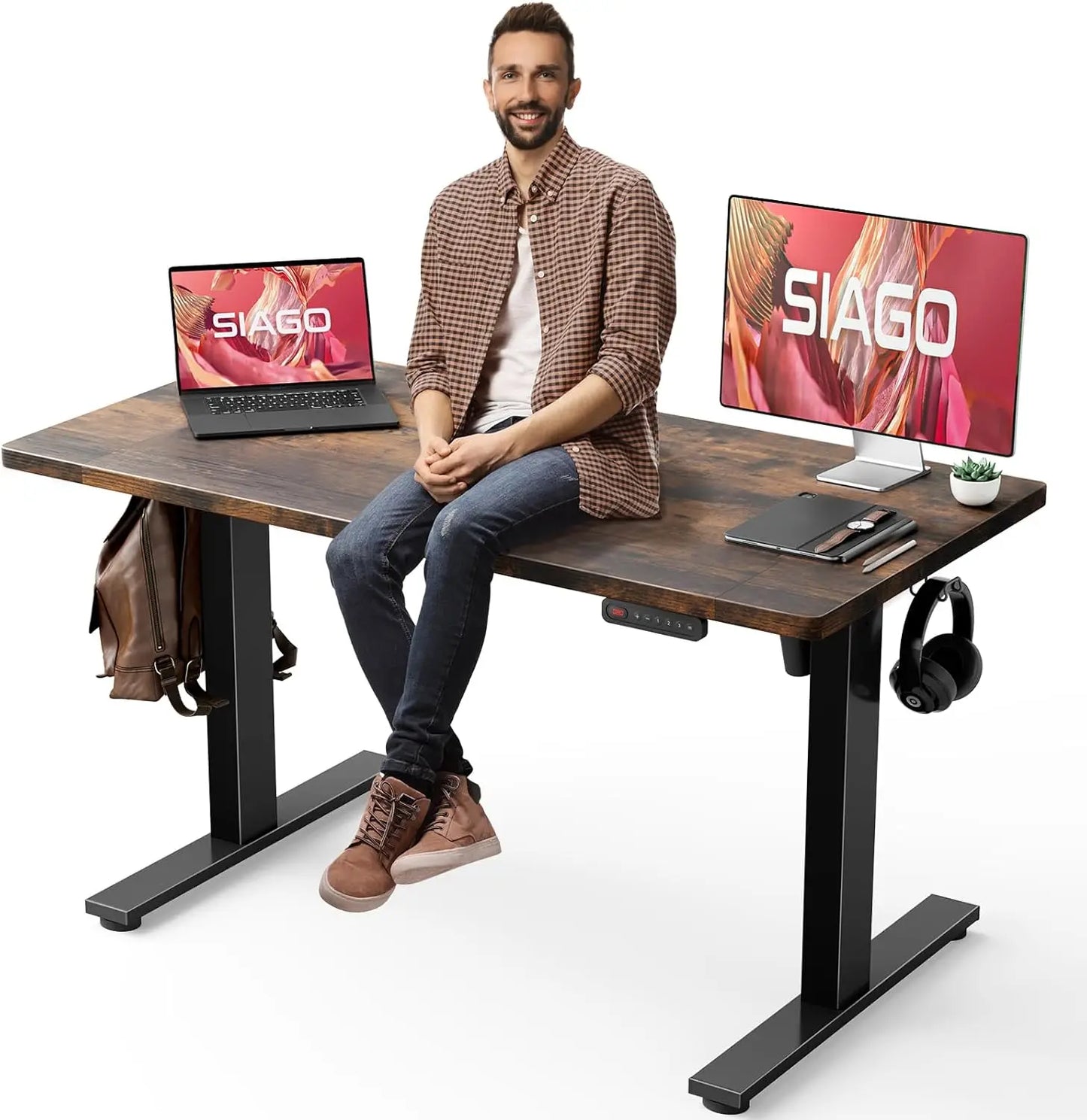 48 x 24 Inch Adjustable Office Desk