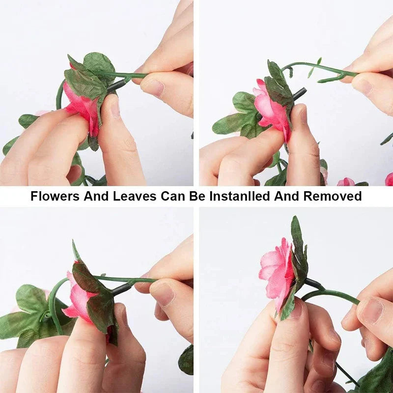 250CM Artificial Rose Vine Decoration
