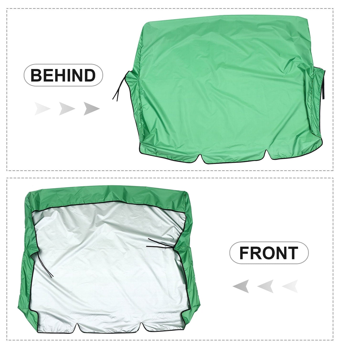 CATIEBYE 1 Swing Seat Coverings for Outdoor Use 58.95X19.65 Inch