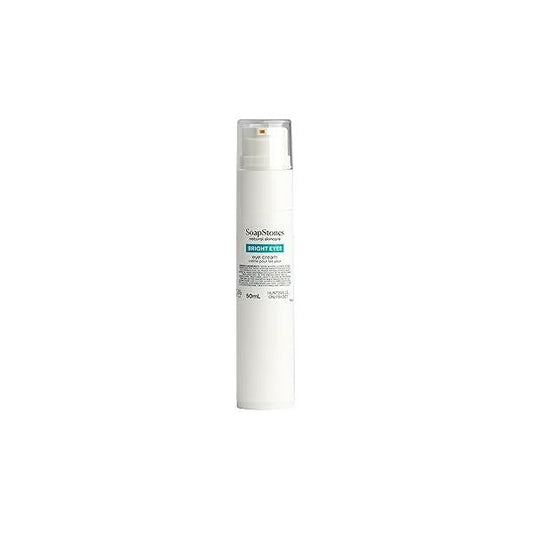 Soapstones Bright Eyes Moisturizing Eye Cream for Dark Circles & Spot Defense - Shea Butter, Avocado Oil, Sweet Almond Oil Under Aging Lines, Scars, and Discoloration