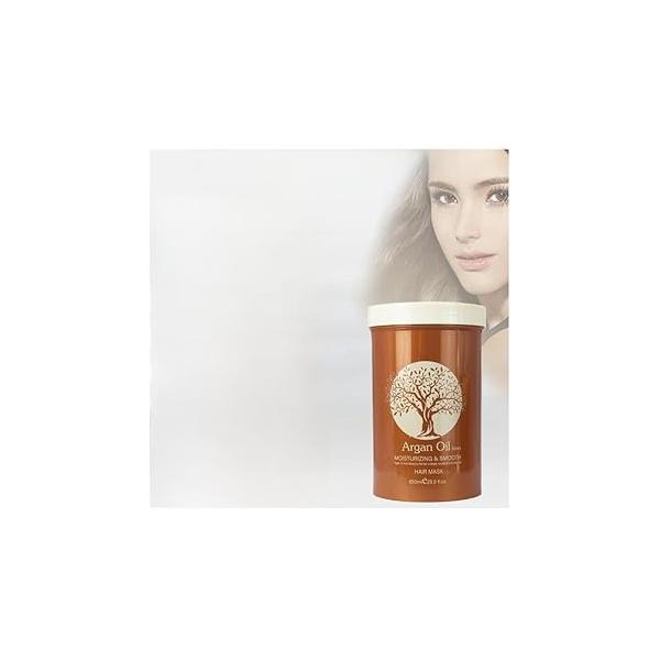BY SKYMIKU Argan Oil Hair Mask, Repair Split Ends Dry Damaged Hair, Moisturizing & Smoothing Mask for of All Types 29.90oz-850ml