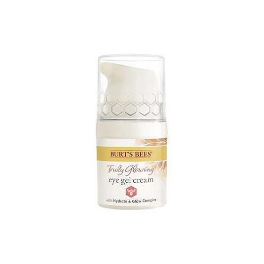 Burt's Bees Truly Glowing Eye Gel Cream Unisex 0.5 oz, White