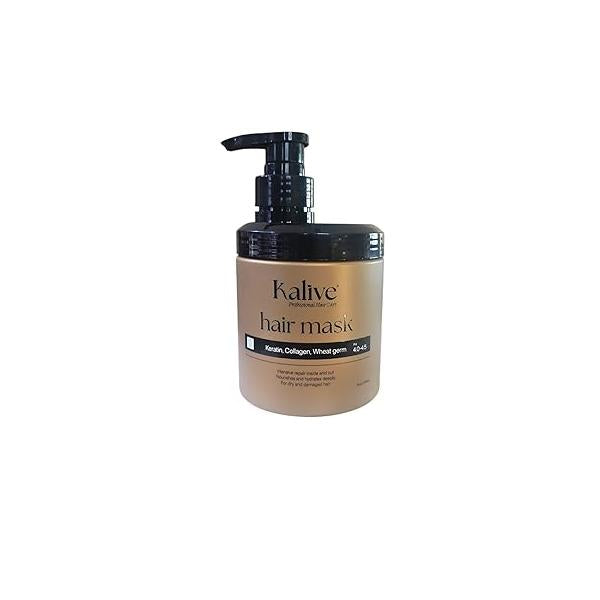 KALIVE Hair Mask 16 Oz Repairing Treatment. Deep moisturizing. Care Products for Dry and Damaged Hair.