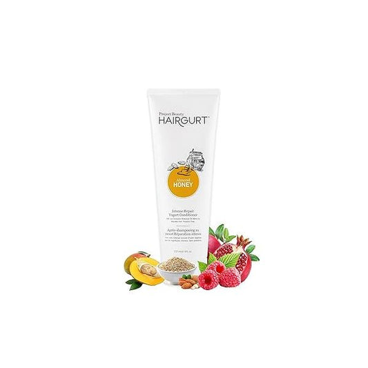 Almond Honey Intense Repair Yogurt Hair Mask - Deep Conditioner for Dry, Damaged and Frizzy Sulfate-Free, Natural Hydrating Treatment Moisturizing Masque Breakage 6 oz